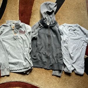 Lot of 3 Abercrombie kids size S-M